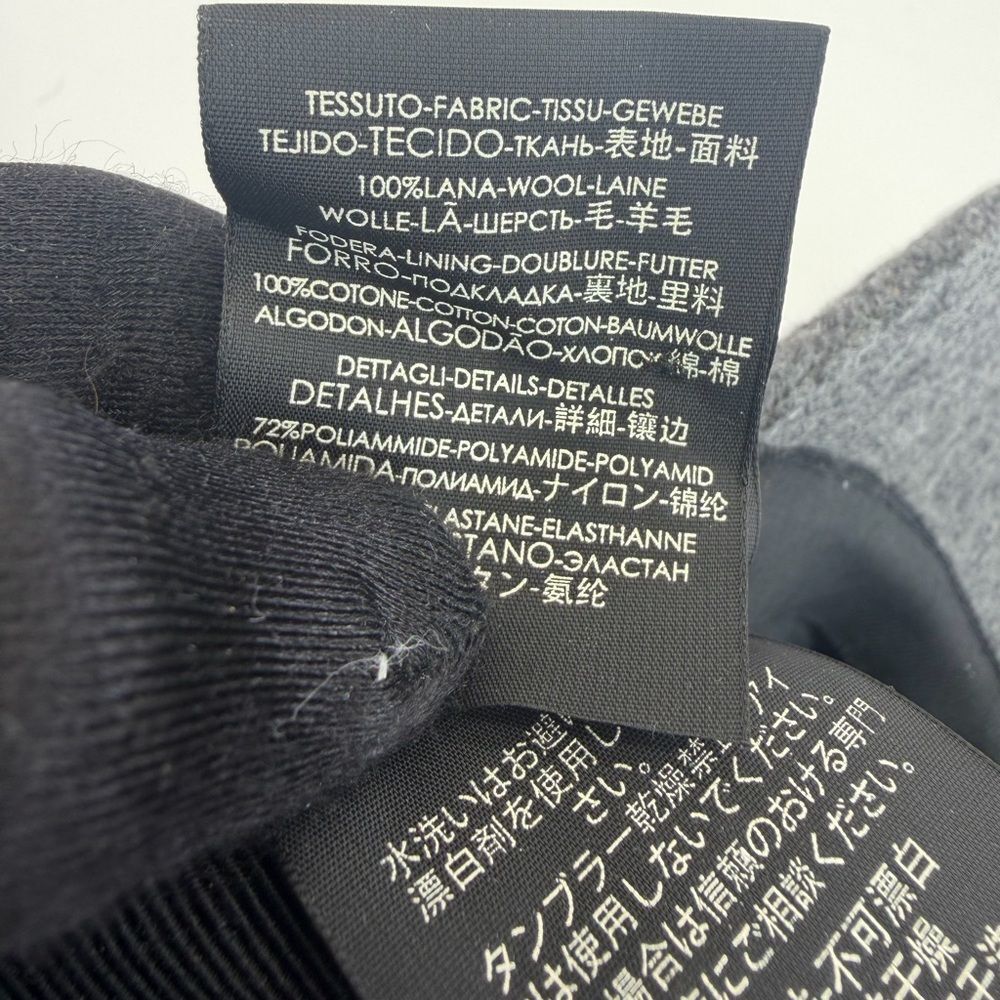 Gucci Web Gray Wool Baseball Hat Cap Rare XL - Picture 12 of 13